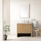 James Martin Vanities Hudson 36in Single Vanity, Light Natural Oak w/ 3 CM Arctic Fall Top 435-V36-LNO-3AF - alternate 6